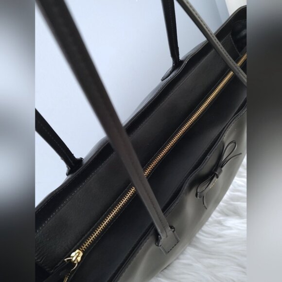 Kate Spade Sawyer Street Maxi Zip Tote w/bow EUC - Picture 3 of 8